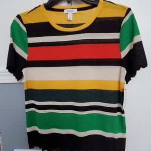 Nine West multi colored shirt.